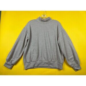 Lush Turtleneck Sweater Beige Knitted Womens S Pullover Long Sleeve T15624C NWT